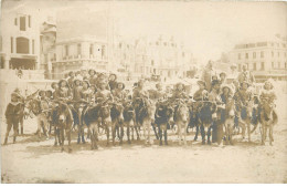 Carte Photo à Localiser - Groupe D'enfants Sur Des ânes (probablement à Berck Sur Mer) - A Identificar