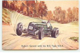 Automobile - Robert Gerard With His B/C Type E.R.A. - Other & Unclassified