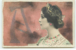 Spectacle - Artiste - Cavalieri - Carte Avec Petites Perles - Artiesten