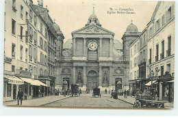 VERSAILLES - Eglise Notre-Dame - Commerce, Agence Ch. Nicolas ... - Versailles