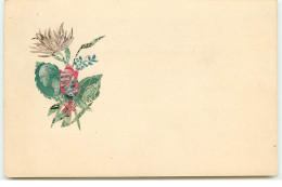 Représentation De Timbres - Cut Stamps - Fleurs - Postzegels (afbeeldingen)