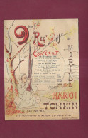 160524 - 9 ème RI MARINE - ASIA HANOI TONKIN - PROGRAMME 1901 Concert N°4 Instrument Musique Le Sao Thô - Régiments