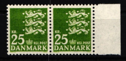 Dänemark 399 X Postfrisch 25 Kr. Auf Nicht Fluoresz. Papier, Waagerechtes #HT031 - Andere & Zonder Classificatie