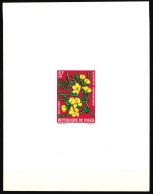 Niger 61 Postfrisch Als Epreuve De Luxe/ EdL, Blumen #NF418 - Niger (1960-...)