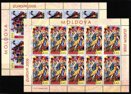 Moldawien 549-550 Postfrisch Als Kleinbögen. CEPT 2006 #NF497 - Moldova