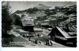 CPSM 9 X 14 Haute Savoie ST GERVAIS LES BAINS En Hiver Les Campanules Et Le Mont Joly - Saint-Gervais-les-Bains