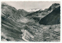 CPSM Dentelée 10.5 X 15 Savoie Route De L'Iseran BONNEVAL-sur-ARC Vue Générale Et Glacier Du Mulinet - Bonneval Sur Arc
