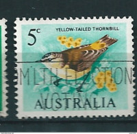 N° 323 Yellow-tailed Thornbill    Timbre Australie (1966) Oblitéré Stamp Timbre  Australie - Gebruikt
