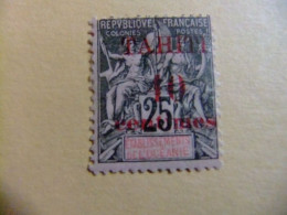 555 TAHITI 1903 / COLONIA FRANCESA ( Sello De OCEANIA 1892 Sobrecargado TAHITI ) / YVERT 33 MH - Neufs