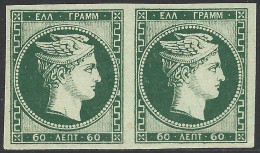 Grèce Greece 60l Green Paris Print Forgery In Pair VF-NH - Nuevos