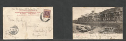 STRAITS SETTLEMENTS SINGAPORE. 1905 (1 Feb) Sing - Germany, Landsberg (24 Febr) Single 3d Fkd Early Photo Ppc. Collerqua - Singapour (1959-...)