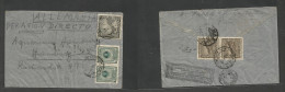 PERU. 1917 (25 Sept) Amazonas, Iquitos (!) - Germany, Hamburg Via Lima (26 Sept) Air Multifkd Front And Reverse Envelope - Peru