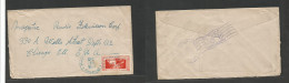 PANAMA. 1937 (10 Dec) Aguadulce - Chicago, Ill, USA. Single 2c Fkd Env. Village Origin. Fine. - Panama
