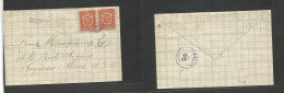 PANAMA. 1913 (11 March) Guagulci - USA, Saginaw, Mich. Illustr Multifkd Env, Tied Cds + "FUERA DE VALIJA" - Panamá