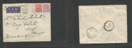 Great Britain - XX. 1932 (24 May) Edinburgh - British East Africa, Soy Estate, Kenya (3 June) Via Nairobi. Air Multifkd  - ...-1840 Prephilately