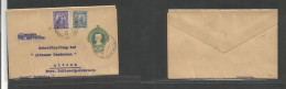 Brazil -Stationary. C. 1920 (22 Sept) RJ - Germany, Altona 20rs Green + 2 Adtls, Tied Cds Complete Stat Wrapper. Fine. - Autres & Non Classés