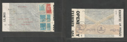 Brazil - XX. 1943 (1 June) Estrella, RG Sul - Switzerland, Muzzano (10 July) Air Multifkd Envelope, Triple Censored US - - Autres & Non Classés