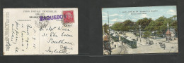 Brazil - XX. 1916 (11 Sept) Paquebot Mail. Amazonas, Harbour - South Sea, UK. Para Color Early Fkd Ppc, Cds + Stline. Ri - Andere & Zonder Classificatie