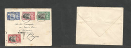 BC - St. Helena. 1951 (19 Oct) GPO - Surrey, England, Richmond. Multifkd Env, Tied Cds. VF. - Other & Unclassified