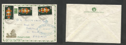 BC - Solomon Is.. 1973 (28 Jan) Tambia, Guadalcanal - England, Near Bristol. Multifkd Fish Issue Envelope, Tied Cds + Ov - Sonstige & Ohne Zuordnung