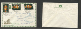 BC - Solomon Is.. 1973 (28 Jan) Tambia, Guadalcanal - England, Near Bristol. Multifkd Fish Issue Envelope, Tied Cds + Ov - Autres & Non Classés