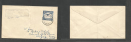 BC - Nauru. 1959 (2 Apr) Paquebot Mail. Fkd 4d Bird Issue Envelope To England, Woking, Tied Cds + Cachet. Fine. - Other & Unclassified