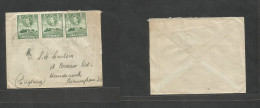 BC - Malta. 1939 (26 June) Paquebot Mail. Knight Of Malta. Multifkd Env Used To England, Birmingham, Handsworth. Fine. - Other & Unclassified
