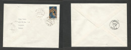 BC - Cyprus. C. 1970. Melousha, Rural Post - Larnaca. Christmas Fkd Env, Better Special Cancel. Fine. - Other & Unclassified