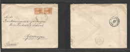 Argentina - XX. 1919 (6 Feb) TPO. Constitucion - Bahia Blanca Via Pringle. Multifkd Env To Germany, Goppingen (8 March)  - Otros & Sin Clasificación