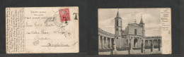 Argentina - XX. 1907 (9 Ene) Altavista, Buenos Aires - England, Shropshire. Fkd Ppc + Taxed "T" Cachets + Arrival. Rare  - Autres & Non Classés