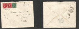 ARGENTINA. 1897 (Nov) Mendoza - France, Gironde (26 Nov) Multifkd Env Via Buenos Aires, Reverse Octogonal Pqbt. - Autres & Non Classés