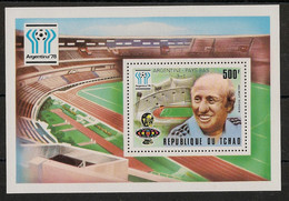 TCHAD - 1979 - Bloc Feuillet BF N°YT. 26 - Football World Cup Argentina 78 - Neuf Luxe ** / MNH / Postfrisch - Tschad (1960-...)