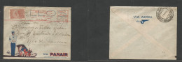 Airmails - World. 1938 (14 May) Brazil. Belem, Para - Rio J (17 May) Via Panair. Internal Air Flown Machine + Stamp Fkd  - Sonstige & Ohne Zuordnung