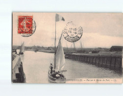 COURSEULLES : Vue Sur Le Bassin Du Port - état - Courseulles-sur-Mer