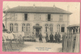 CHA054  CPA  CHAVELOT    (Vosges)  Ecole Des Filles - Militaires  ++++++ - Autres & Non Classés