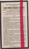 Devotie Doodsprentje Overlijden - Lucia Deywel Wed Pouchele Echtg Jean Gils - Wulveringem 1881 - Veurne 1934 - Obituary Notices