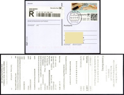 Deutschland Bund ATM 10 Selbstklebend / FD90 / 3.Pap /  5.19 / R-Postkarte 260Ct. 15.5.19 Bayenthal + E-Schein + AQ - Vignette [ATM]