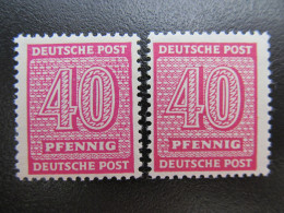 SBZ Nr. 136Ya+136Yc, 1945, Postfrisch, BPP Geprüft, Mi 41€  *DEK142* - Mint