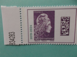 TIMBRE: No: ? ,MARIANNE D'YZ , International, SURCHARGE 2019-2024 ,Philaposte  ,XX Neuf - Unused Stamps