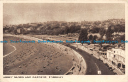 R105677 Abbey Sands And Gardens. Torquay. Nigh. 1947 - Mundo