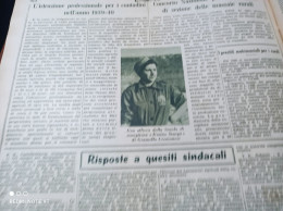 DOMENICA DELL’AGRICOLTORE 1940 GRUMELLO CREMONESE - Other & Unclassified