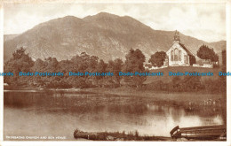 R105699 Trossachs Church And Ben Venue. White. Best Of All - Welt