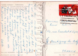 ESPAGNE N°1334 (y&t) Salou 1965 Pour Montigny-lès-Metz / San Agustin - CP Salou - Storia Postale