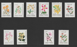 Env 1985 Fleurs ** - Unused Stamps