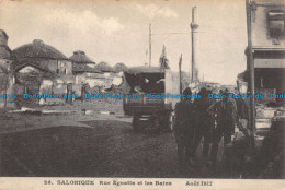 R106443 Salonique Rue Egnatia Et Les Bains. B. Hopkins - Welt