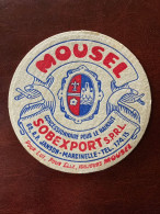 Luxembourg Bieres Mousel   . Sous Bock . Bierdeckel . ( +- 10,6 Cm  ) - Bierdeckel