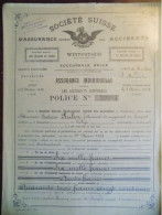 Assurance Individuelle Contre Les Accidents Corporels Winterthur Succursale Belge Agence De Lembeeq 1908 - 1900 – 1949