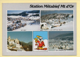 25. Station METABIEF-MONT-D'OR – 4 Vues Sur Les Villages Constituant La Station / Dessin Humoristique - Otros & Sin Clasificación