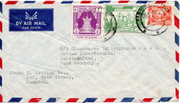 79027 - Burma - 1961 - K1 MiF A LpBf RANGOON -> Westdeutschland - Myanmar (Birma 1948-...)