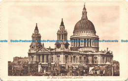 R106503 St. Pauls Cathedral. London. Valentine - Andere & Zonder Classificatie